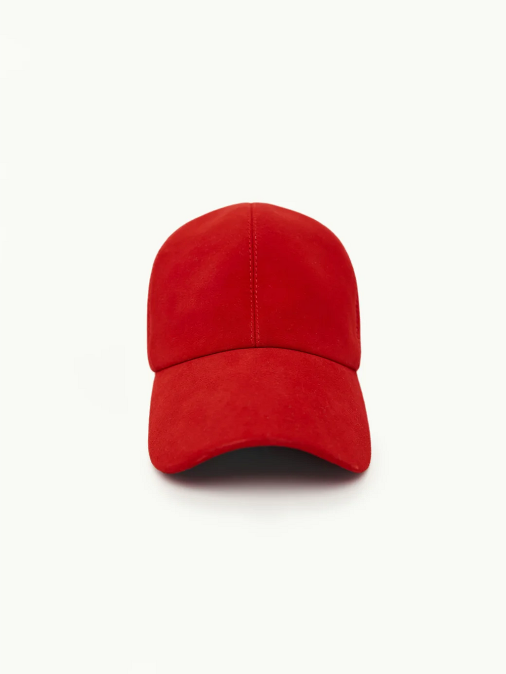Кепка HOOPS из натуральной замши с итальянской фурнитурой burning red
