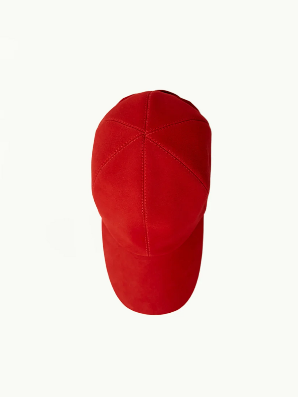 Кепка HOOPS из натуральной замши с итальянской фурнитурой burning red