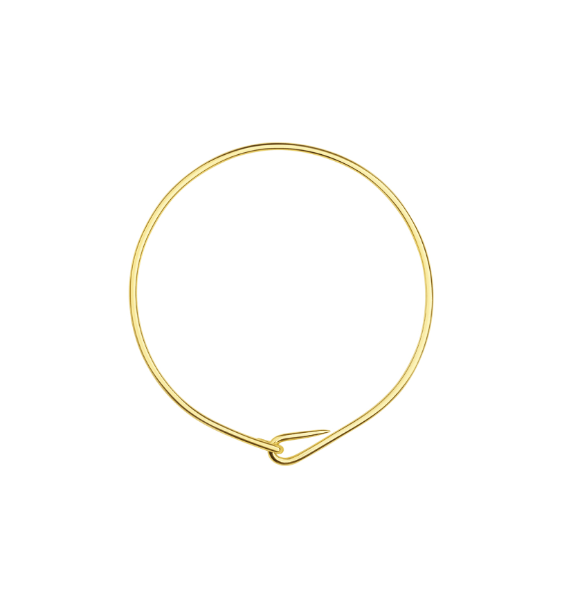 Grains De Verre "LOOP" NECKLACE SILVER