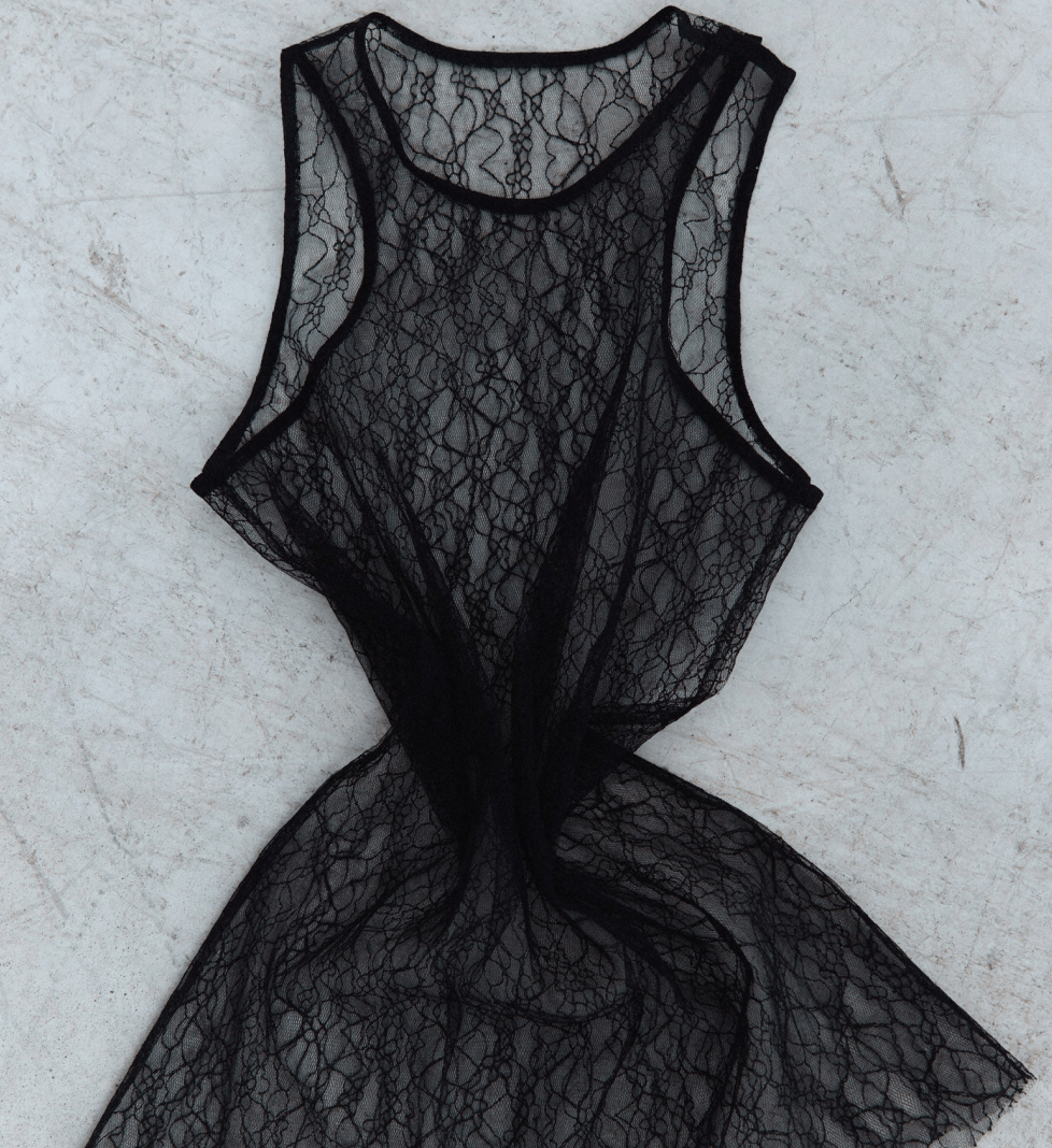 Майка-топ SAYYA Мереживний Black