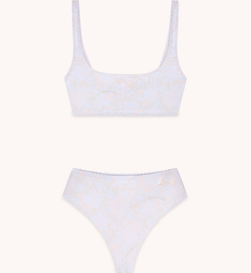 Комплект білизни BlackSeaTribe Lace Sport Lingerie blue