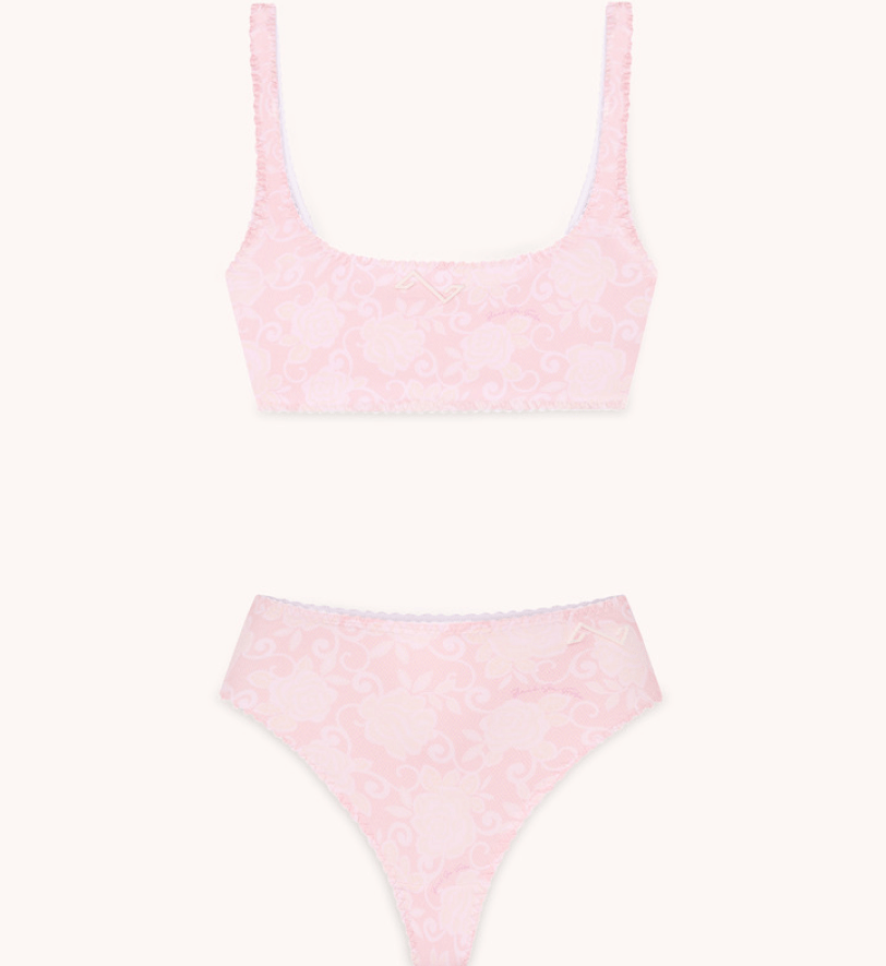 Комплект білизни BlackSeaTribe Lace Sport Lingerie Pink