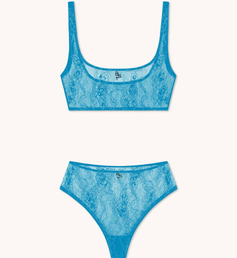Комплект білизни BlackSeaTribe Lace Lingerie Turquoise