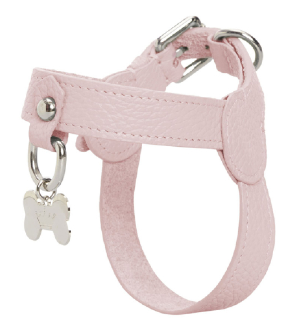 Шлейка MALTIPOO Шкіряна Pink