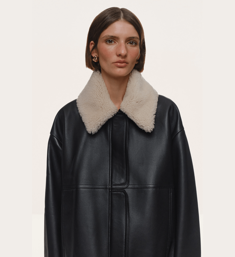 Шкіряна куртка-бомбер KULAKOVSKY AFFECTION black