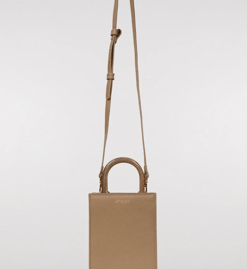 Сумка шкіряна ETAPE MIMI MAX Pearl Latte