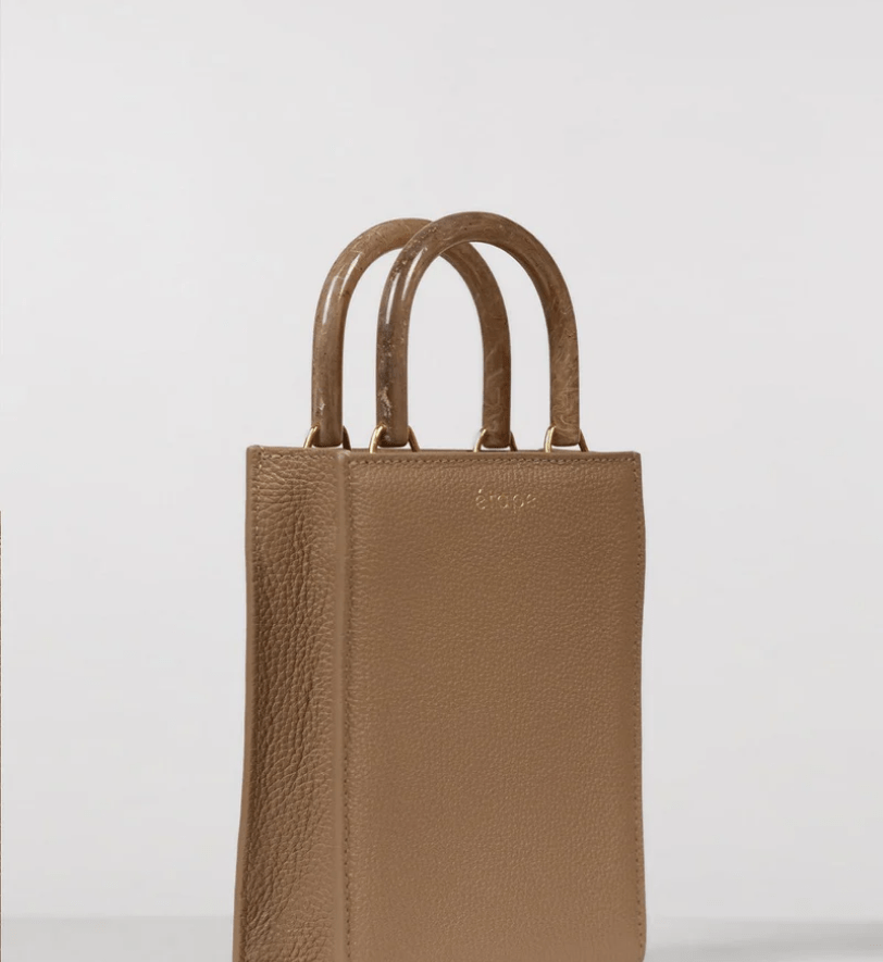 Сумка шкіряна ETAPE MIMI MAX Pearl Latte