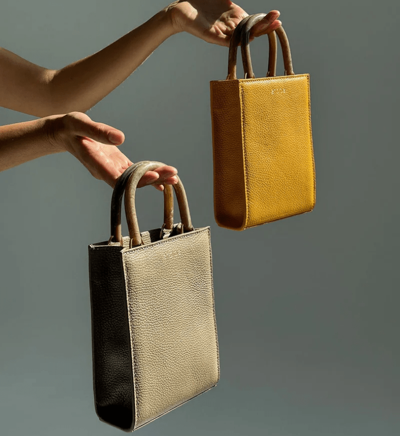 Сумка шкіряна ETAPE MIMI MAX Pearl Latte