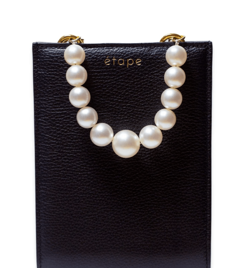 Сумка шкіряна ETAPE MIMI MAX Pearl Black