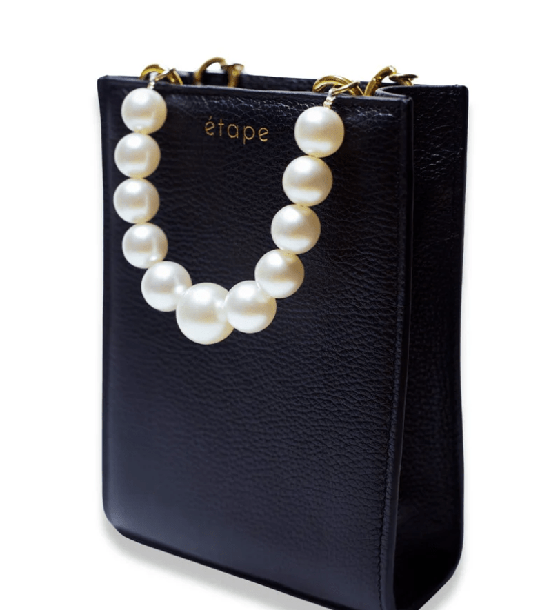 Сумка шкіряна ETAPE MIMI MAX Pearl Black