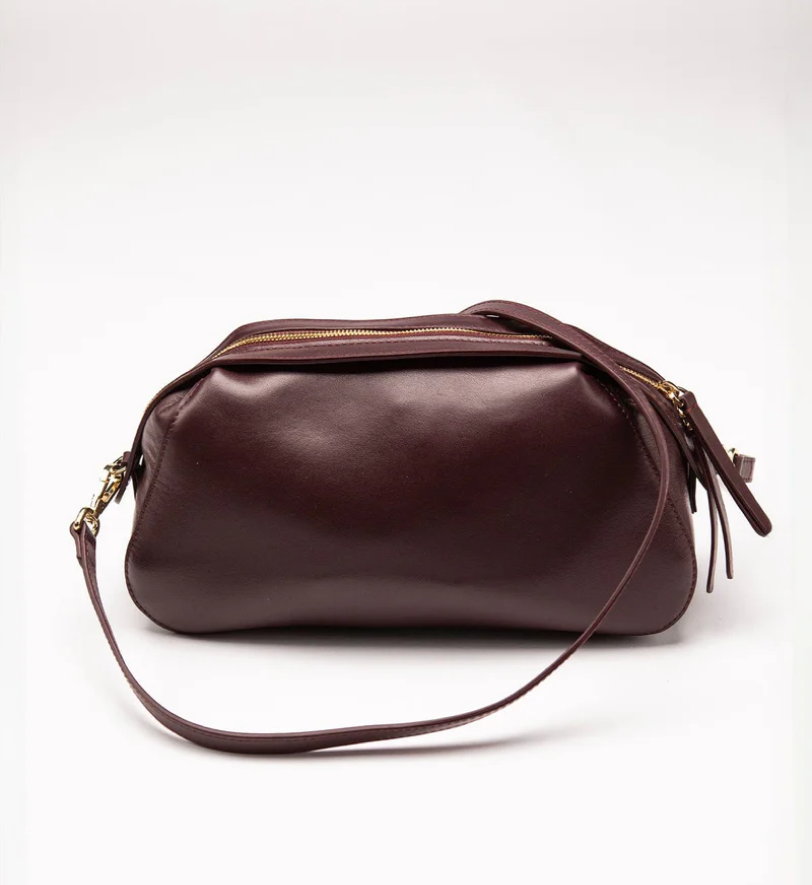 Сумка шкіряна ETAPE Venice Burgundy Nappa