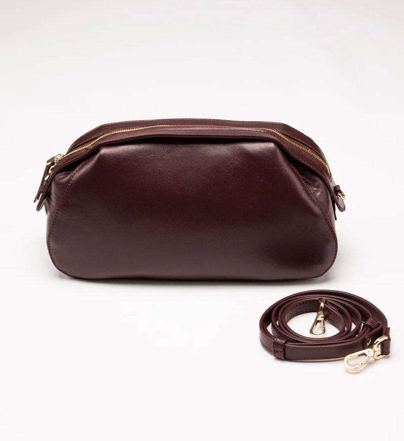 Сумка шкіряна ETAPE Venice Burgundy Nappa