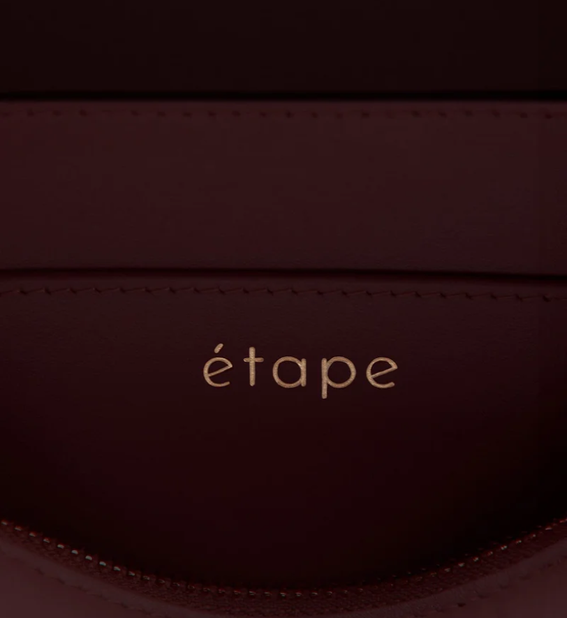 Сумка шкіряна ETAPE Venice Burgundy Nappa