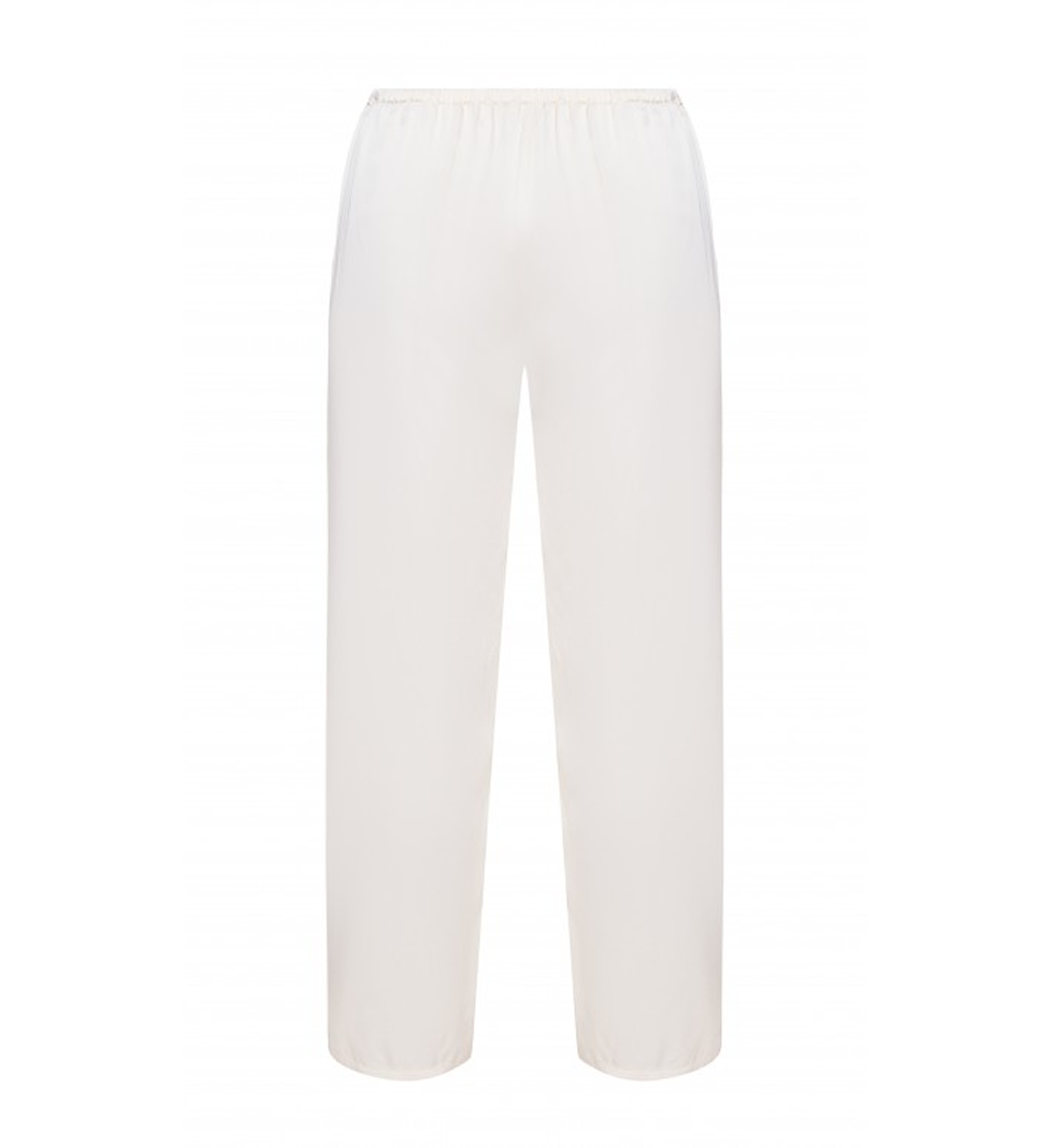 Легкі сатинові брюки Wild Hearts Молочний
