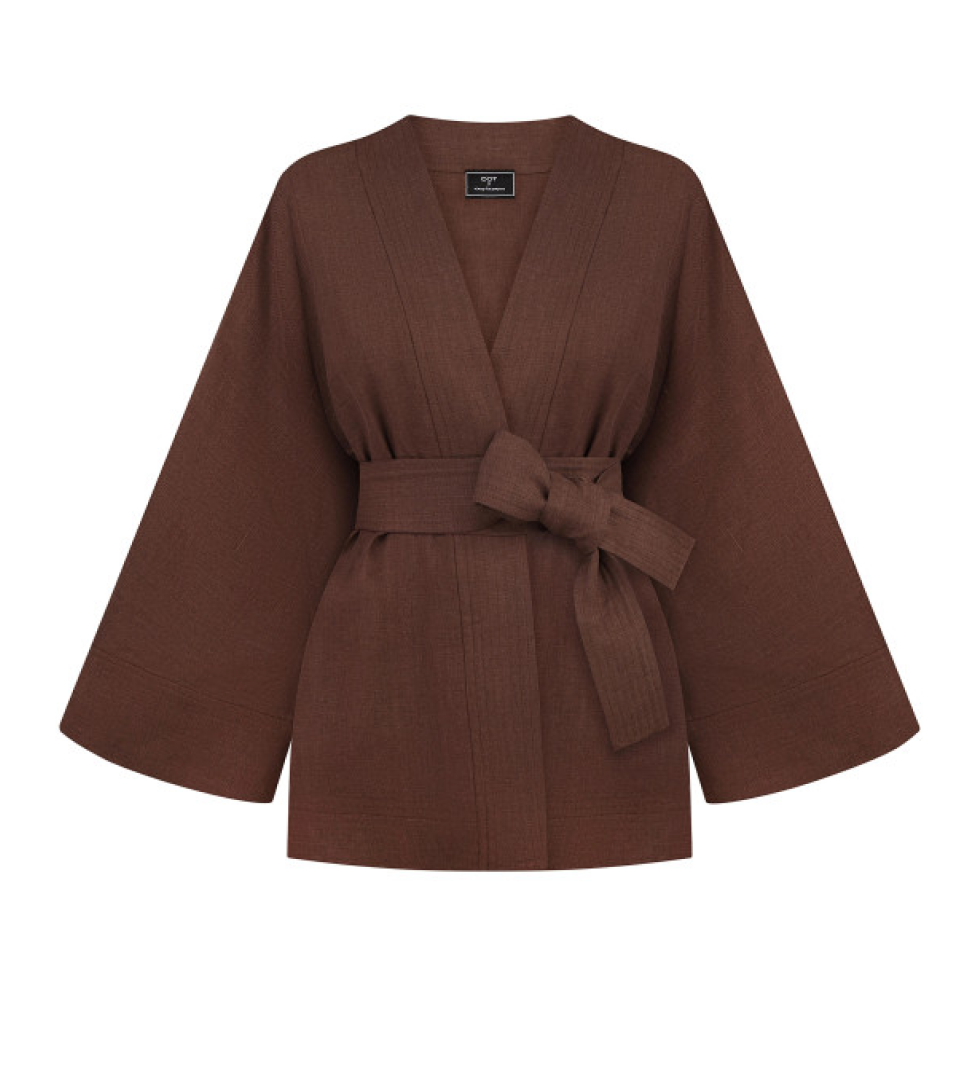 Костюм DOT BRAND лляний brown