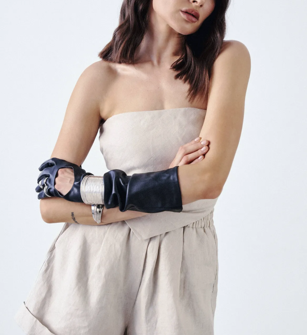 Топ-бандана MERISTRUSS з льону бежева