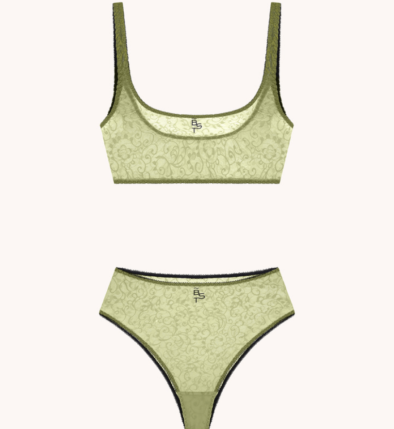 Комплект білизни BlackSeaTribe Lingerie Olive