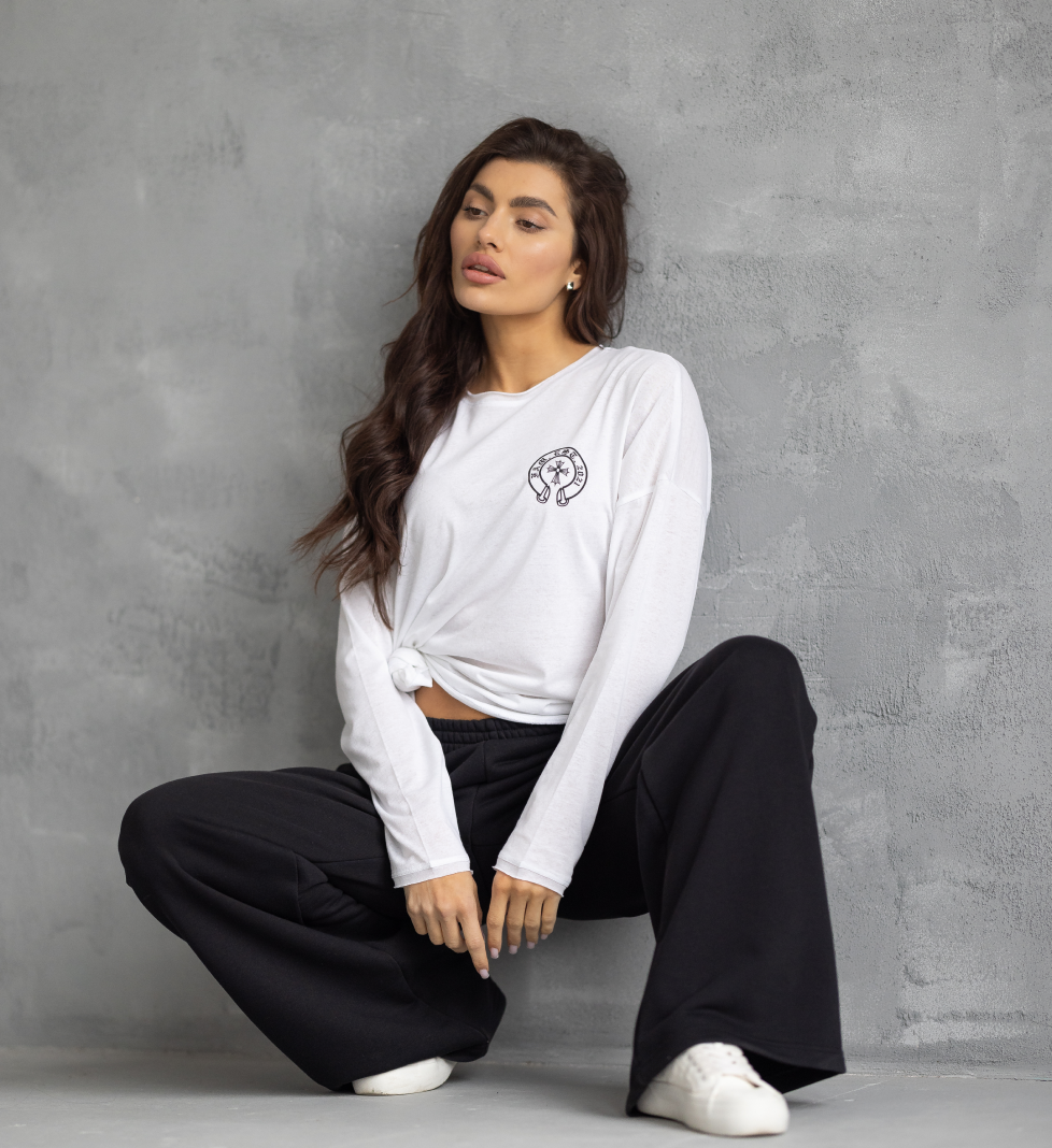 Лонгслів Fam Est white