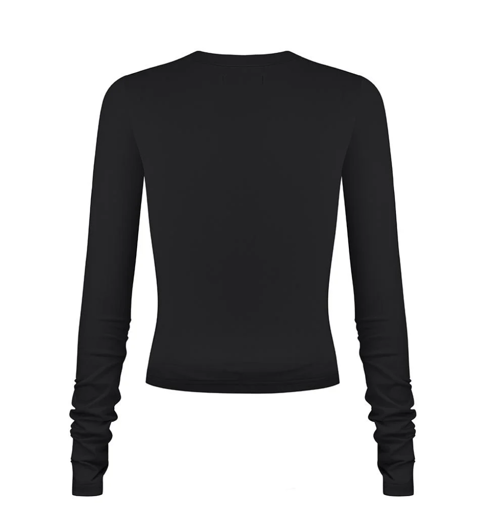 Лонгслів чорний Noma Studio