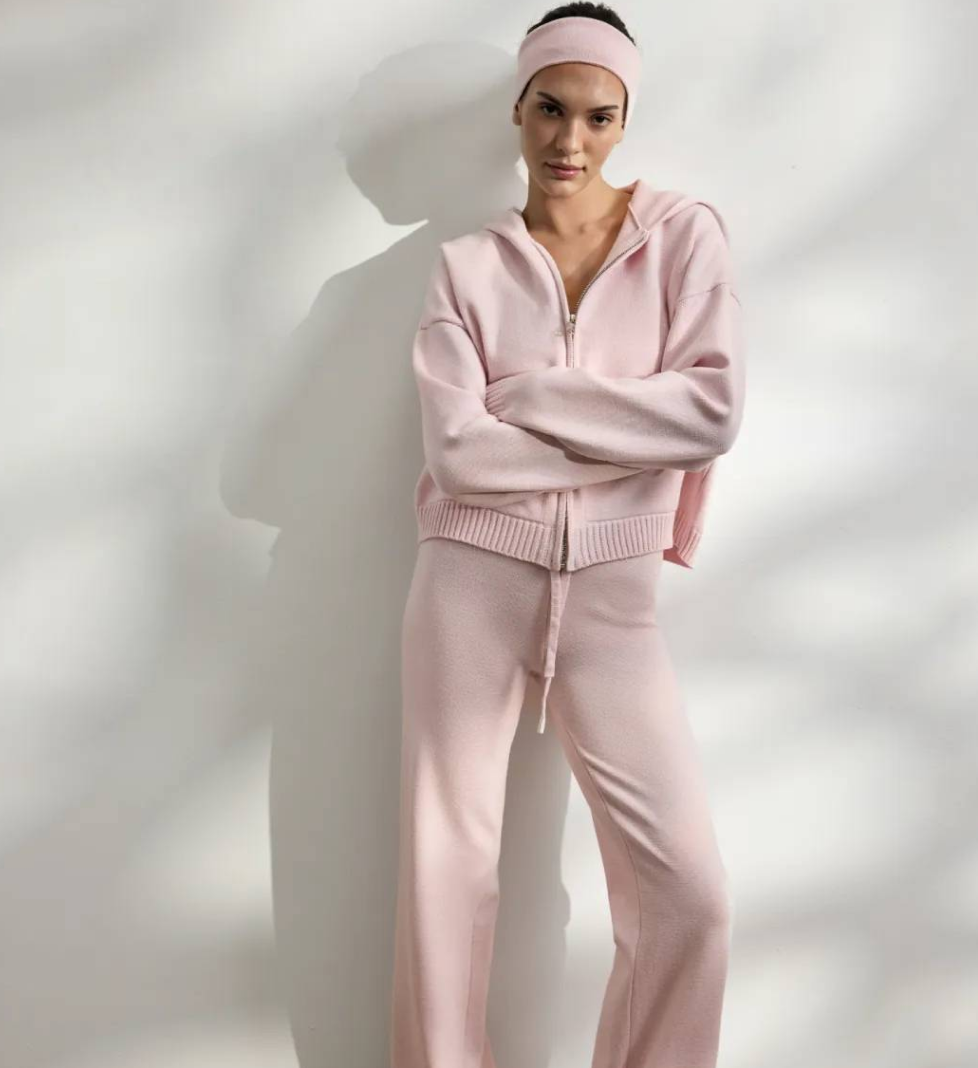 Костюм трикотажний 044 GARDEN вільного крою pink