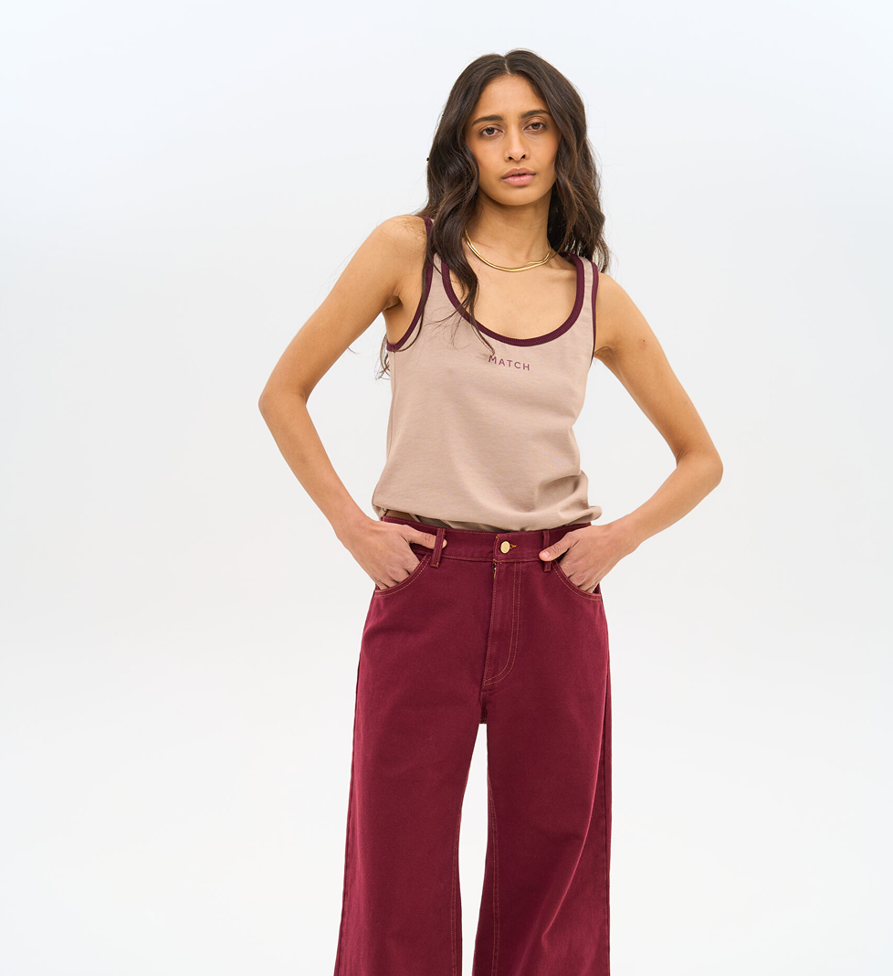 Toп Match Denim Cappuccino