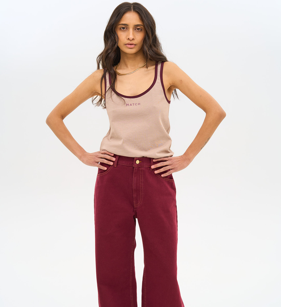 Toп Match Denim Cappuccino