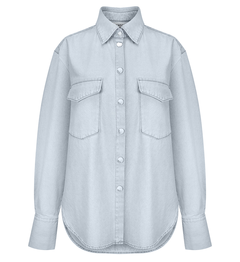 Match Denim Світло-блакитна джинсова сорочка