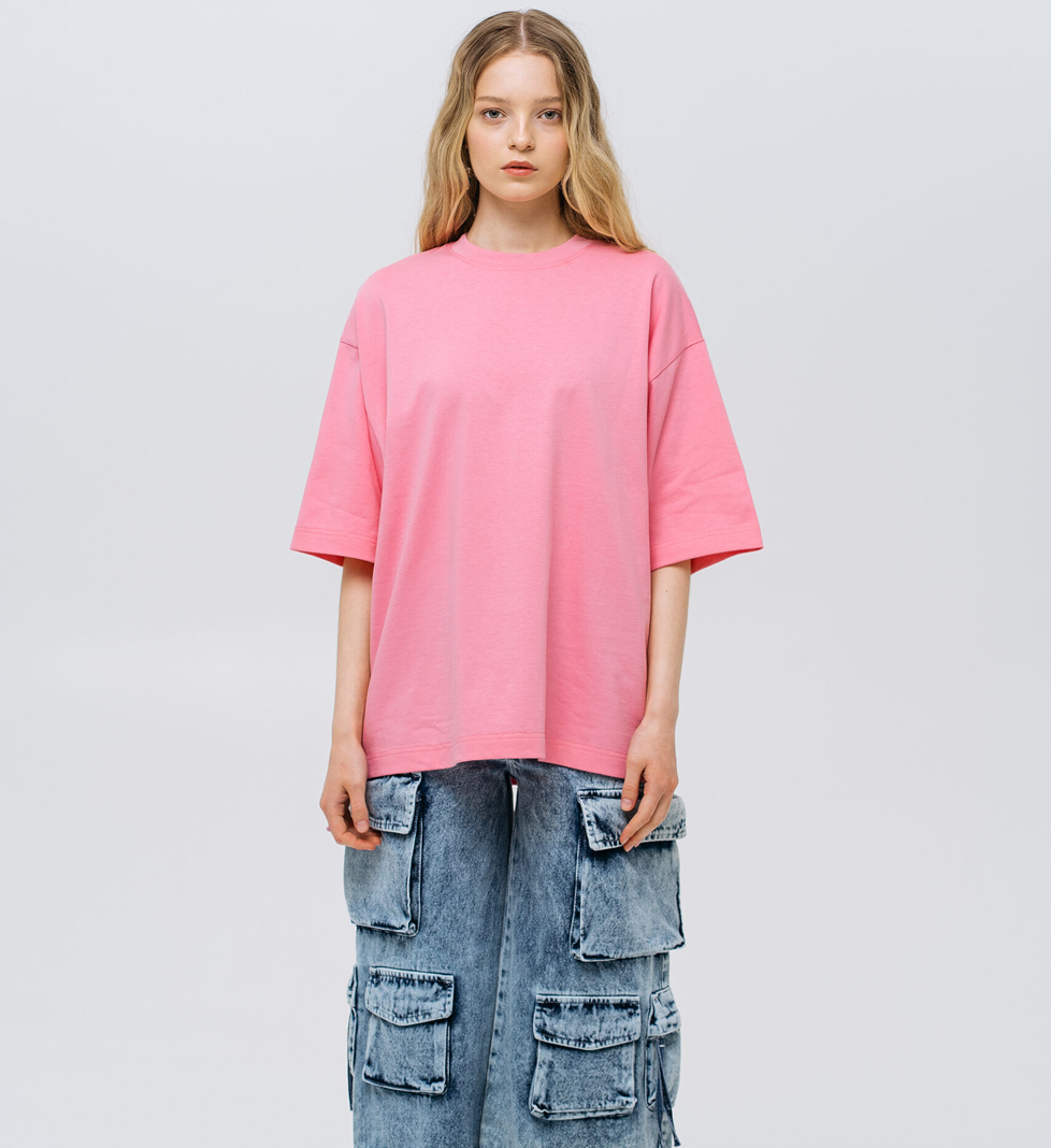 Рожева футболка Match Denim