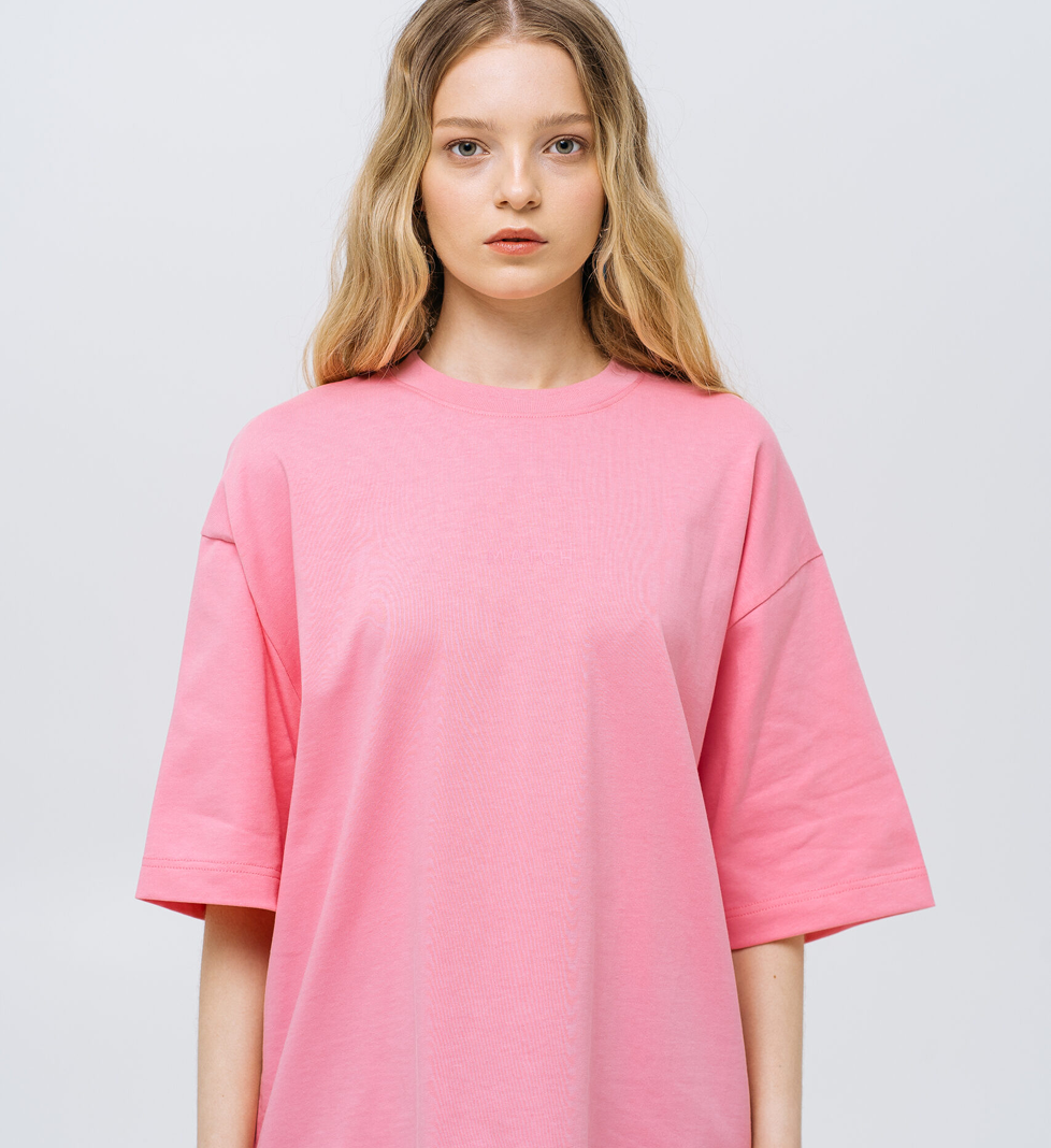 Рожева футболка Match Denim