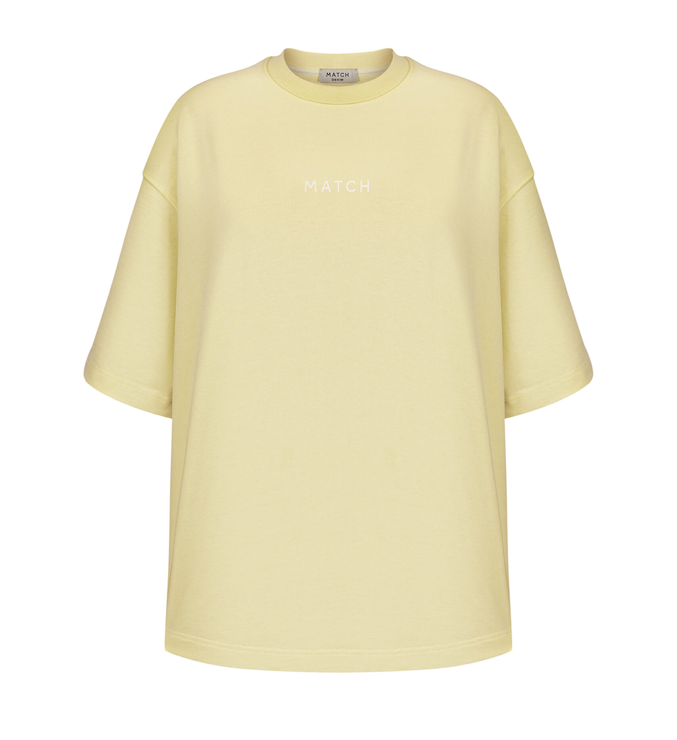 Жовта футболка Match Denim