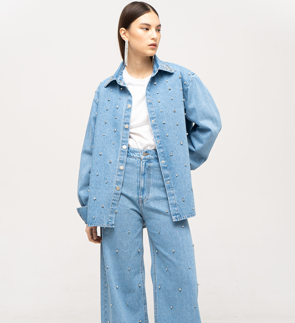 Джинсова сорочка Match Denim Shining Blue