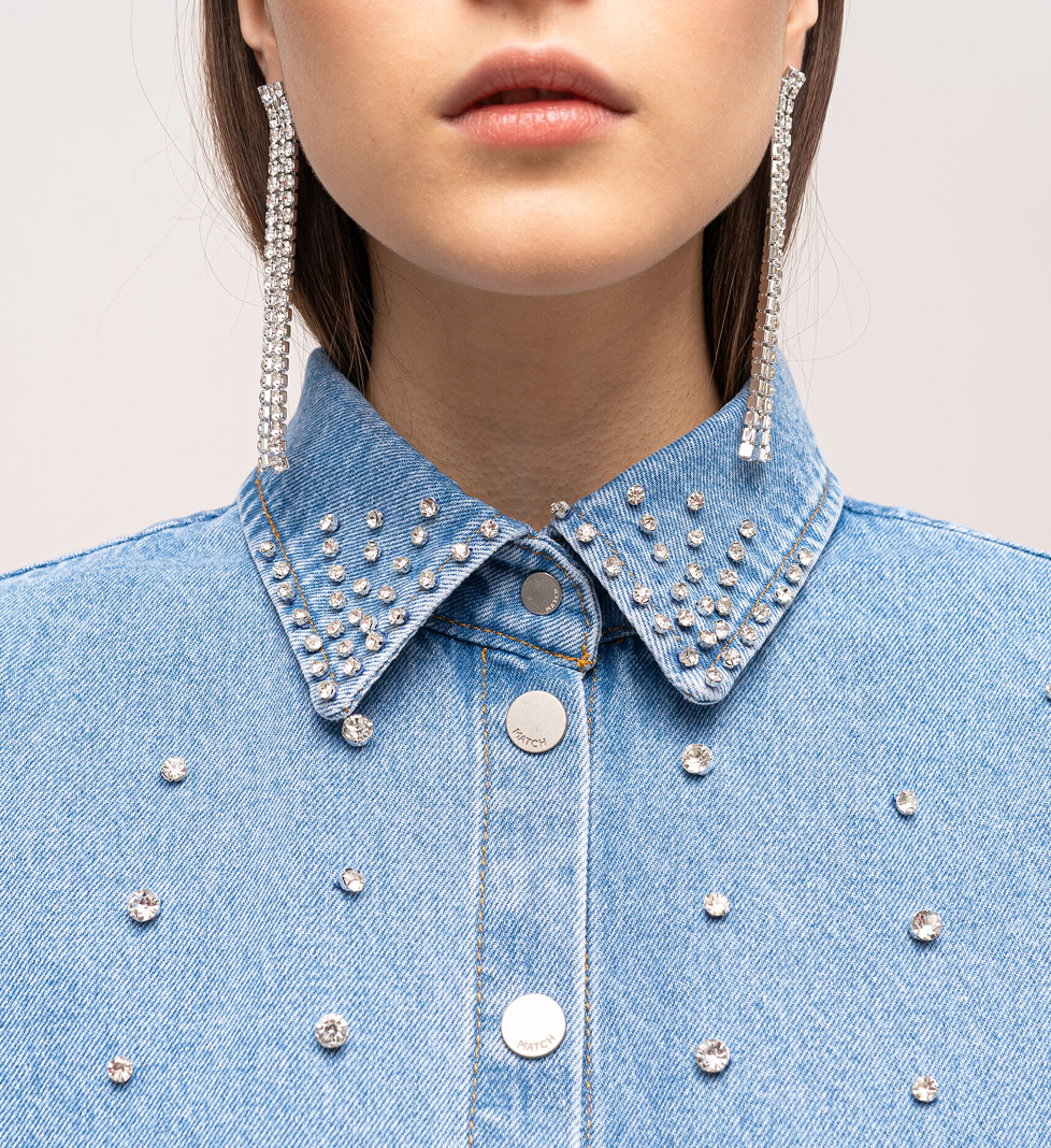 Джинсова сорочка Match Denim Shining Blue