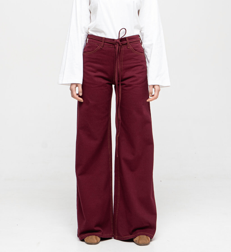 Мішкуваті Match Denim джинси burgundy