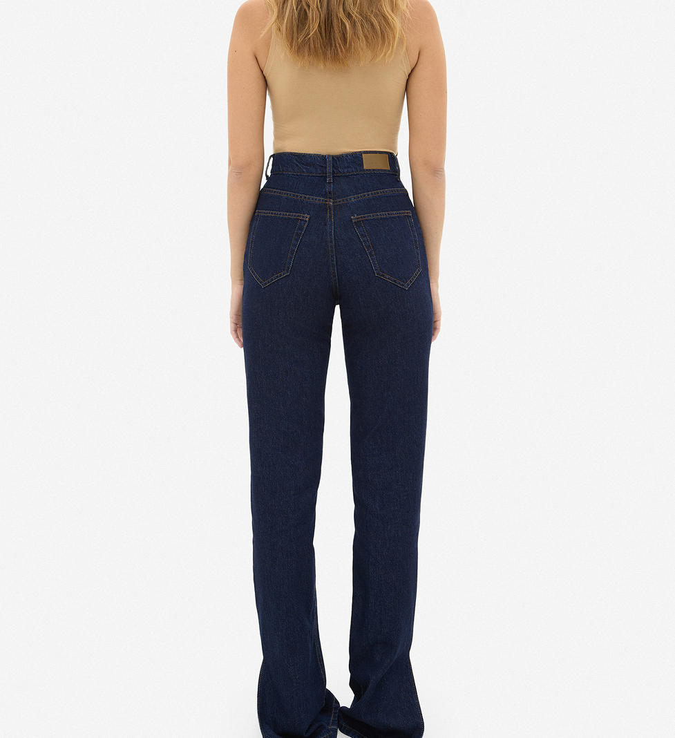 Індіго джинси з розрізами Match Denim