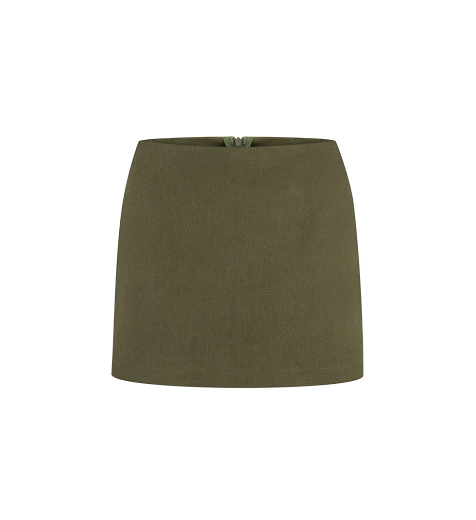 Міні спідниця-шорти MERISTRUSS green