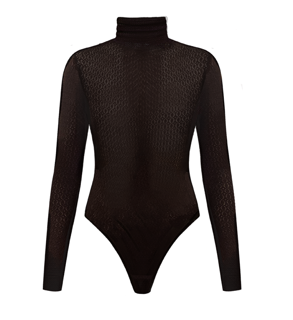 Боді TONiA з меріносу базовий brown