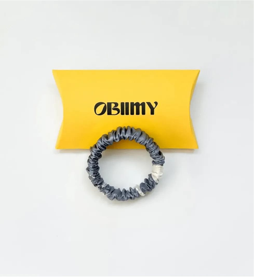 Міні-резинка OBIIMY для волосся із шовку в асортименті