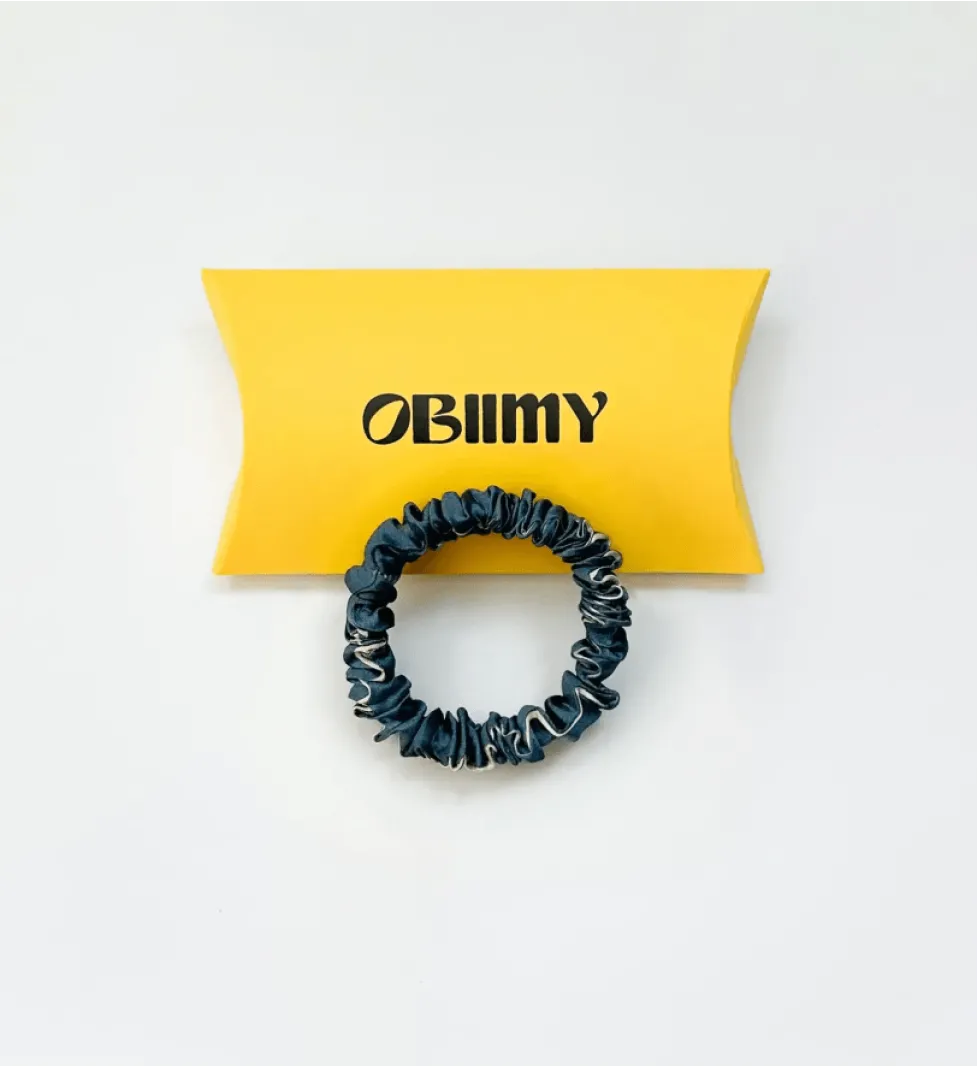 Міні-резинка OBIIMY для волосся із шовку в асортименті