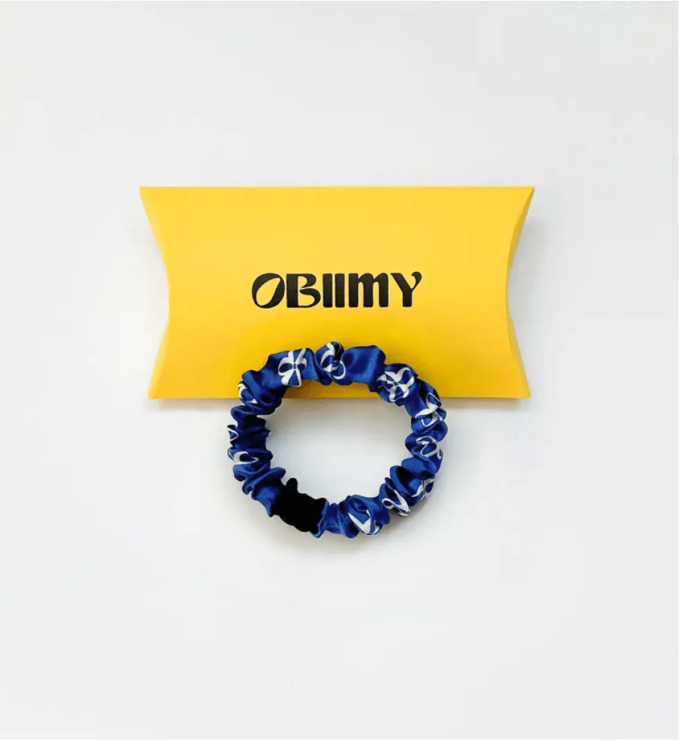 Міні-резинка OBIIMY для волосся із шовку в асортименті