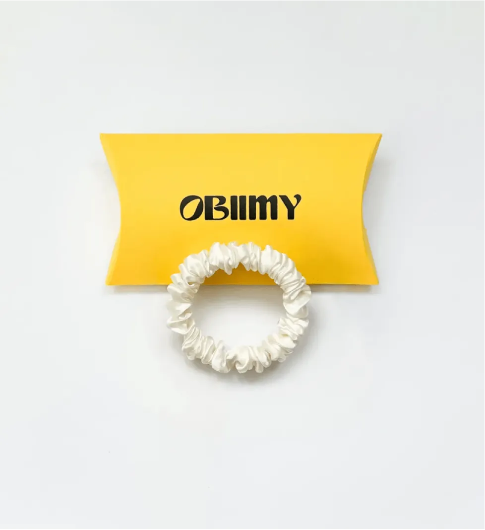 Міні-резинка OBIIMY для волосся із шовку в асортименті