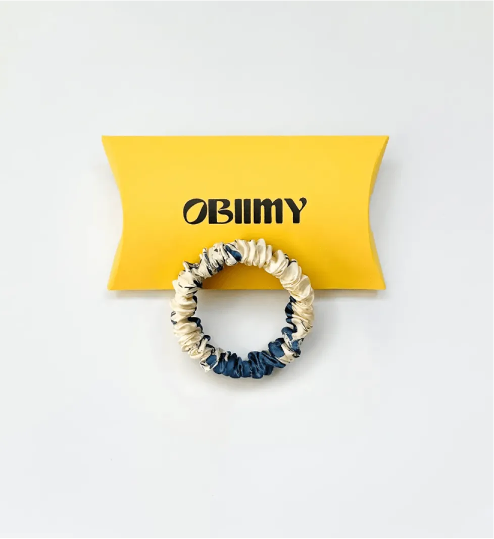 Міні-резинка OBIIMY для волосся із шовку в асортименті