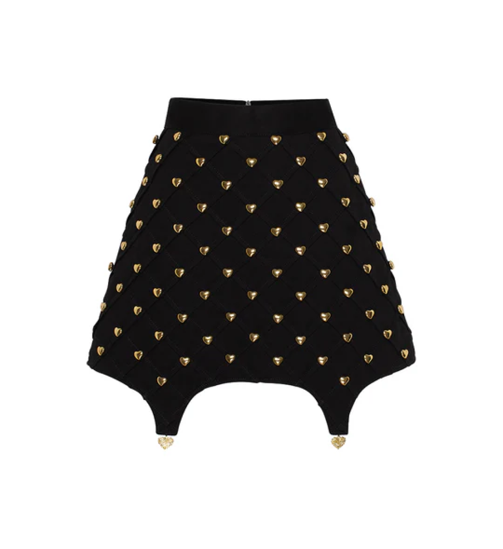 Міні-спідниця GURANDA з золотим декором black