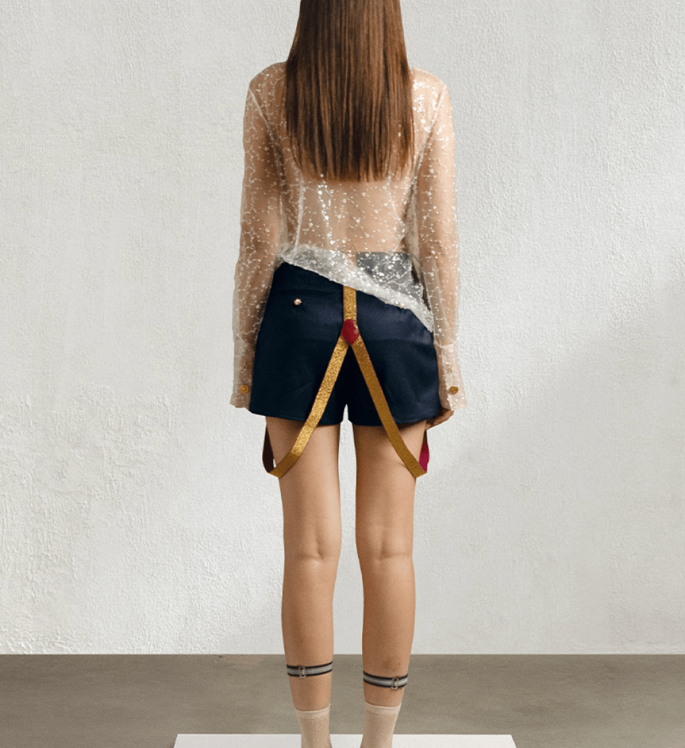 Шорти TONiA з запахом NEW LOOK blue