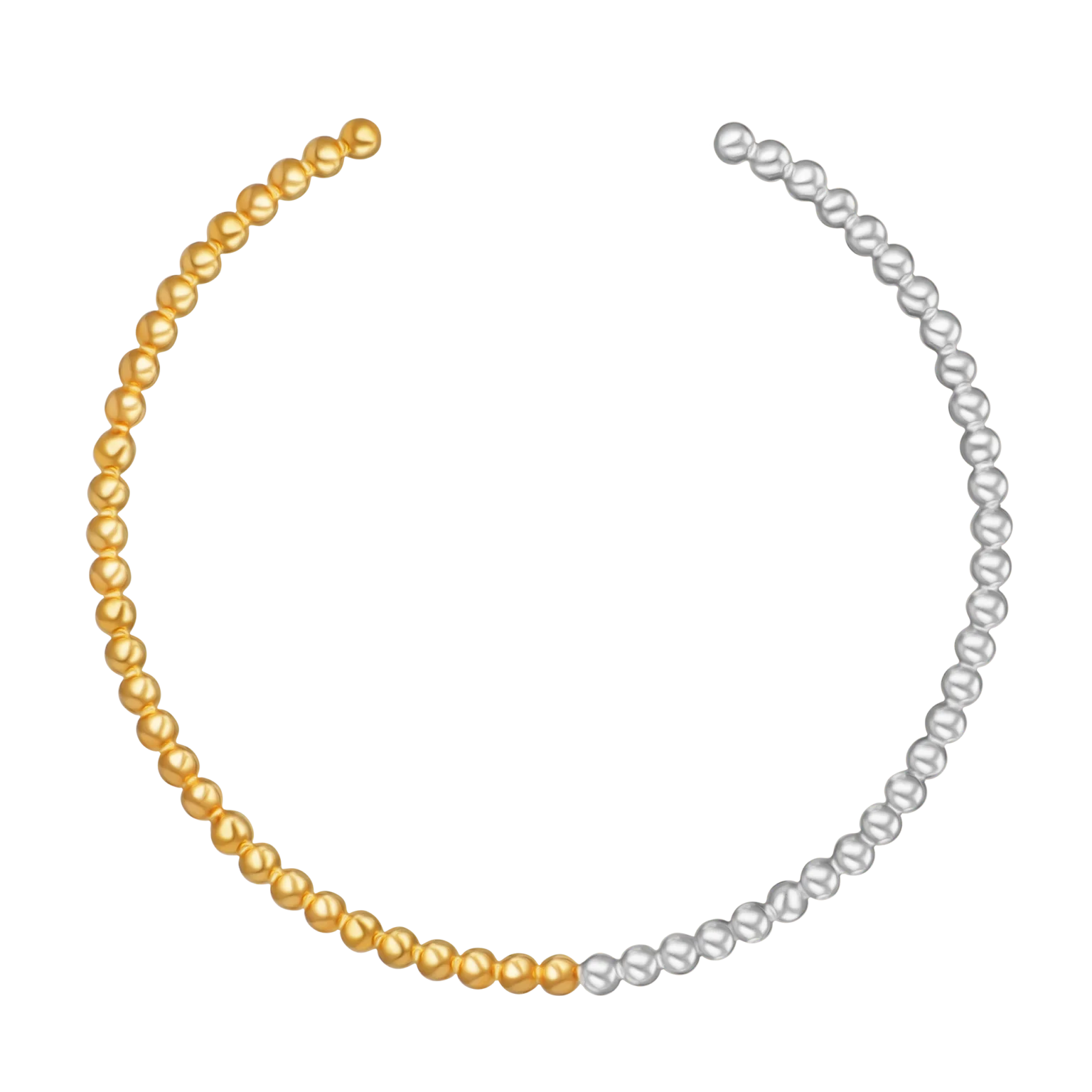 RIMMART Necklace Puffy Gold