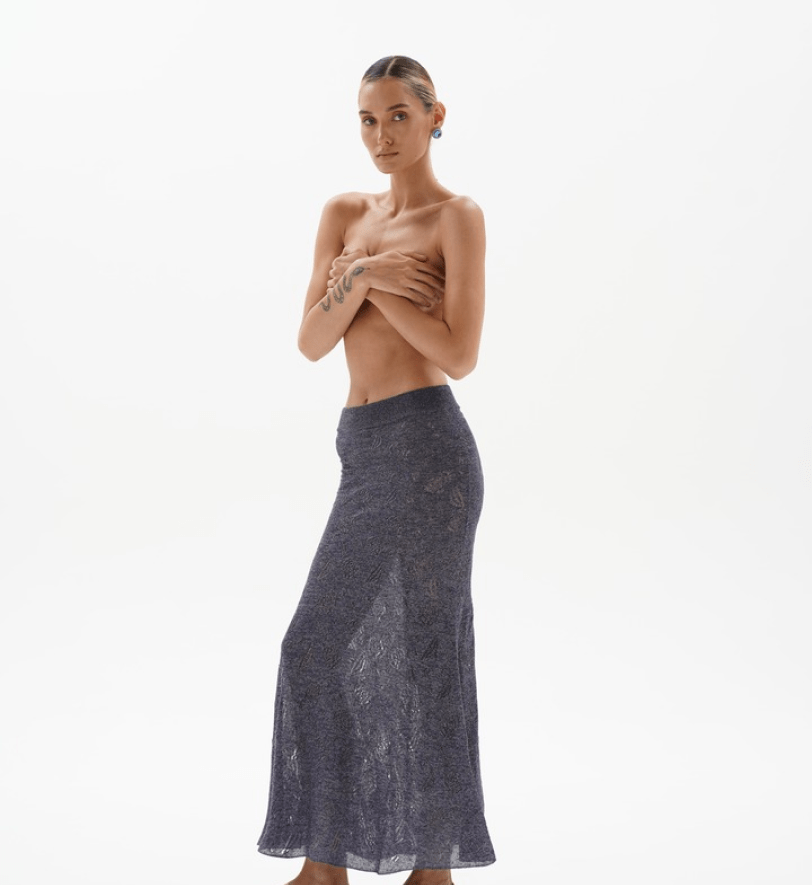 Спідниця BlackSeaTribe Openwork maxi violet