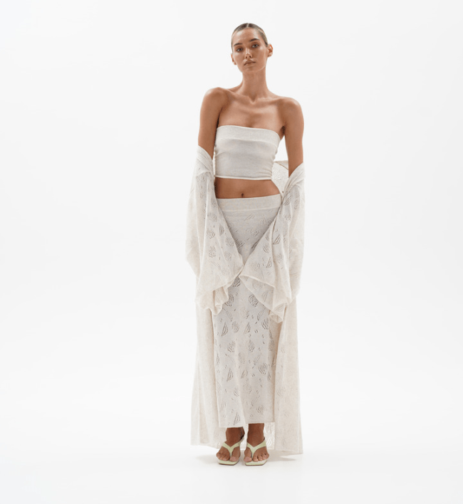 Кімоно BlackSeaTribe Openwork robe coconut