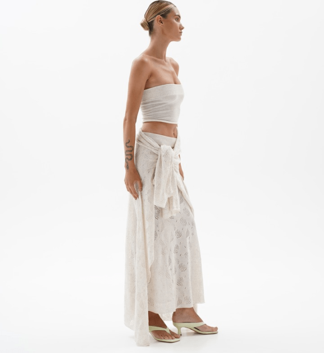 Кімоно BlackSeaTribe Openwork robe coconut