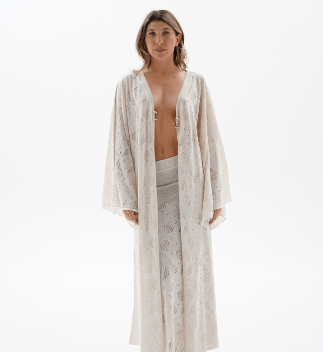 Кімоно BlackSeaTribe Openwork robe coconut