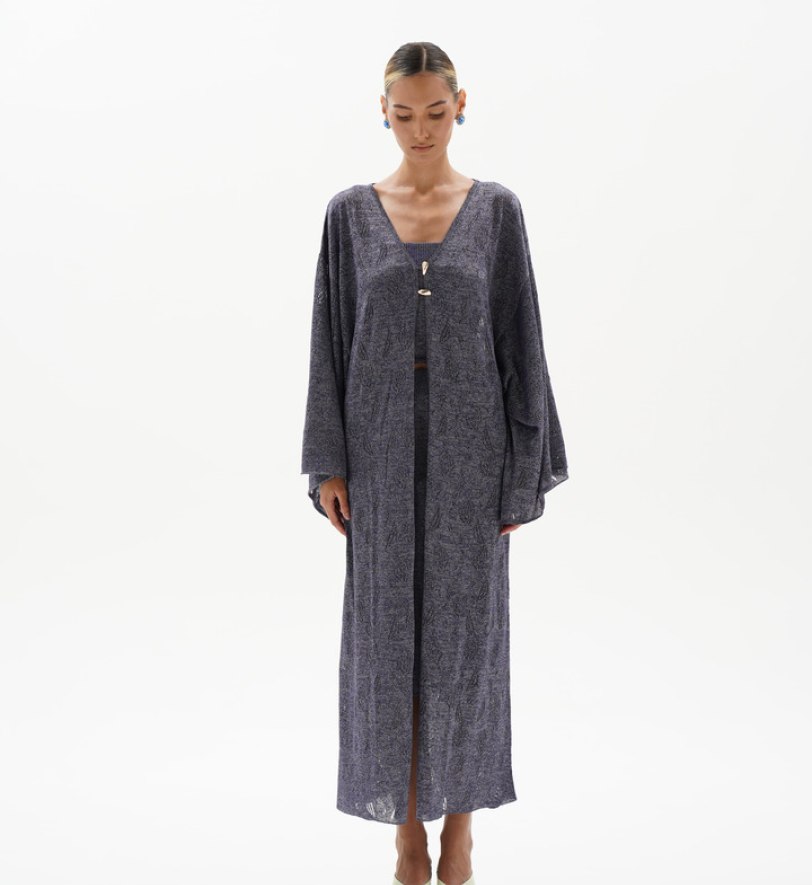 Кімоно BlackSeaTribe Openwork robe violet