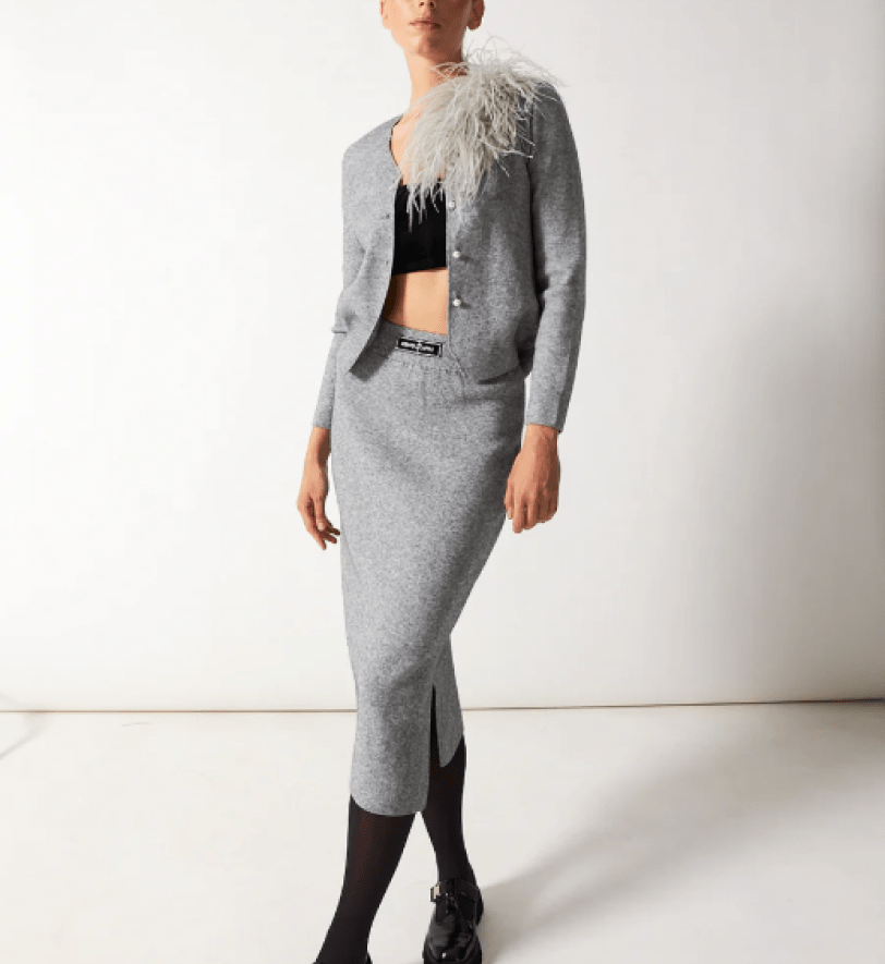 Костюм в'язаний KRISTINA LAPTSO Orchid grey